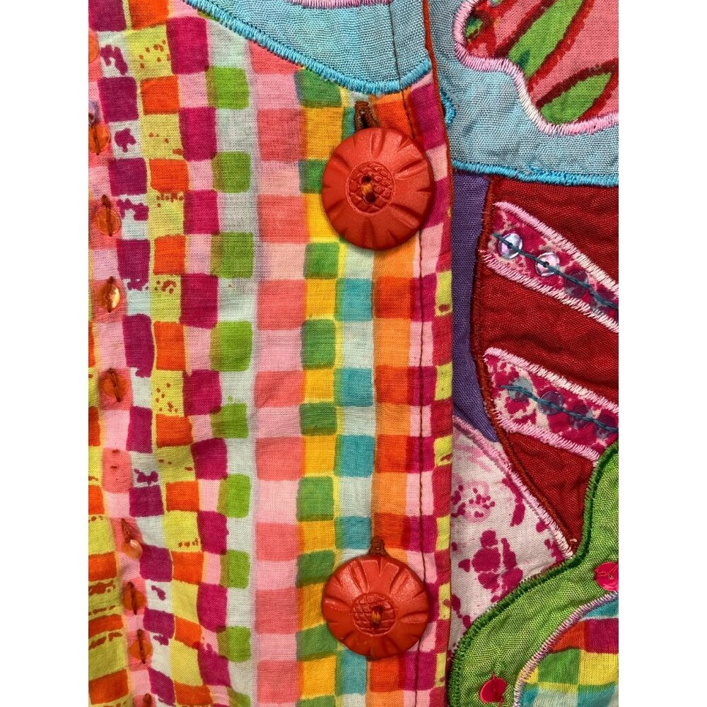 Madison Studio Women's Large Patchwork Applique L… - image 3